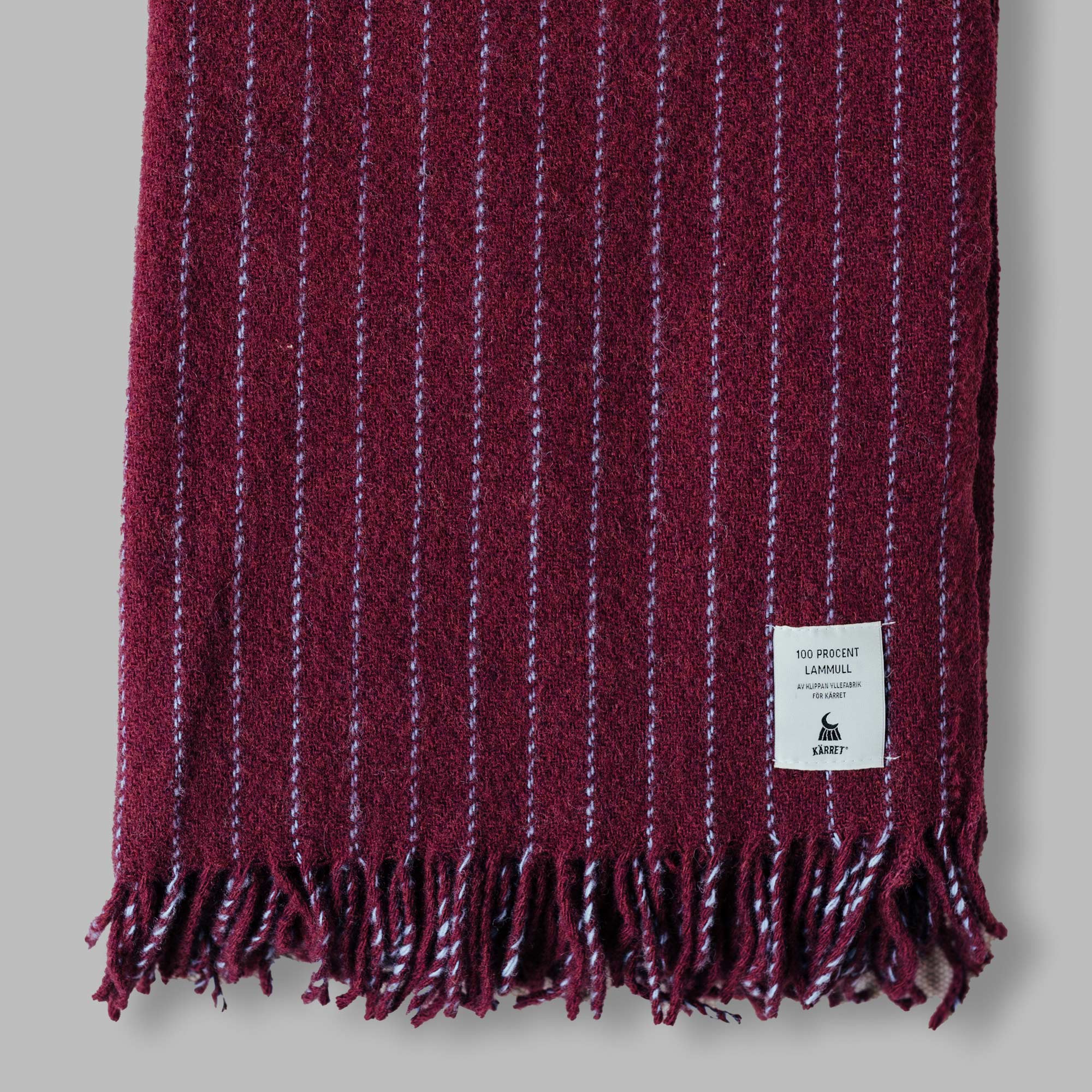 2-Person Blanket Burgundy & Blue