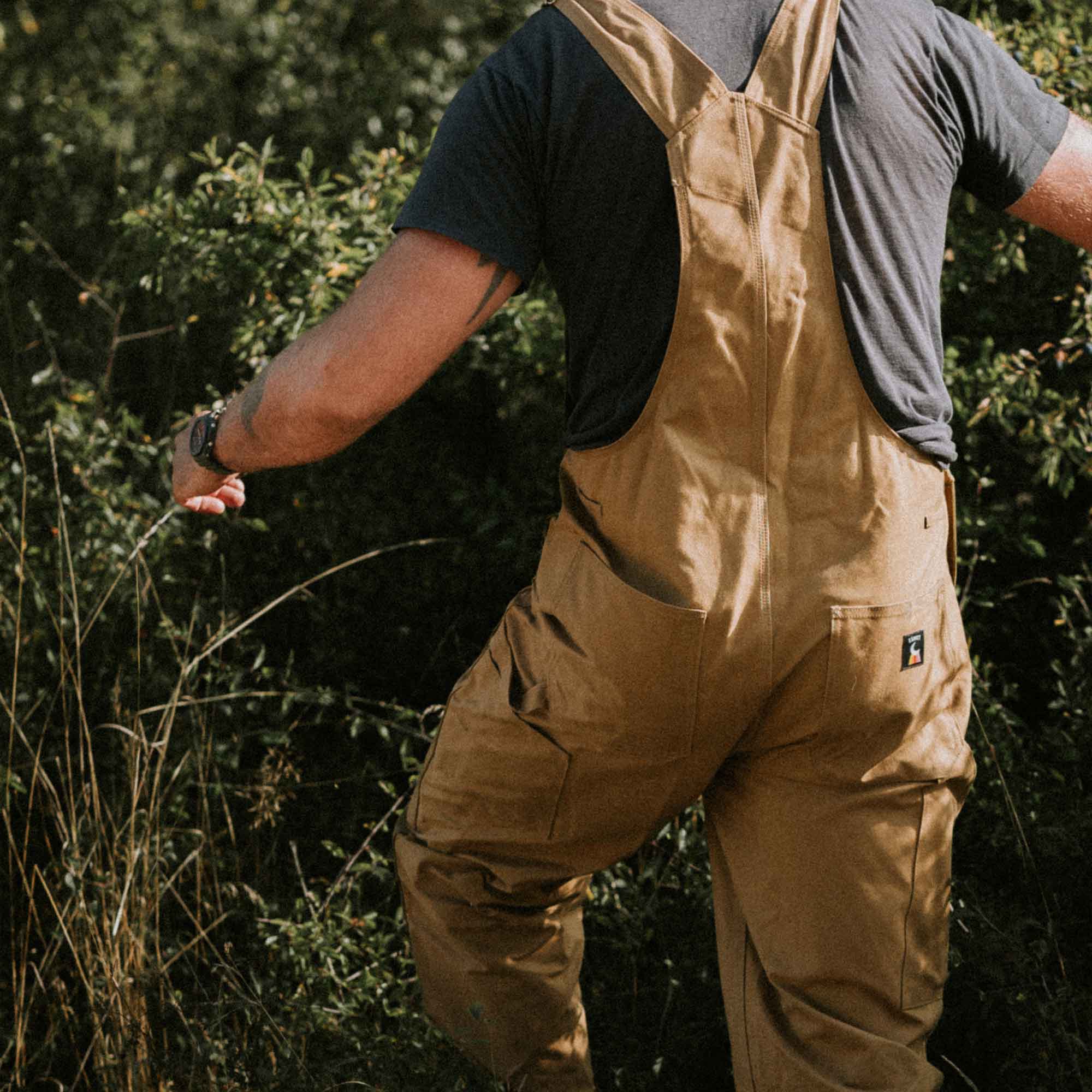 Overall Work Pants Waxed