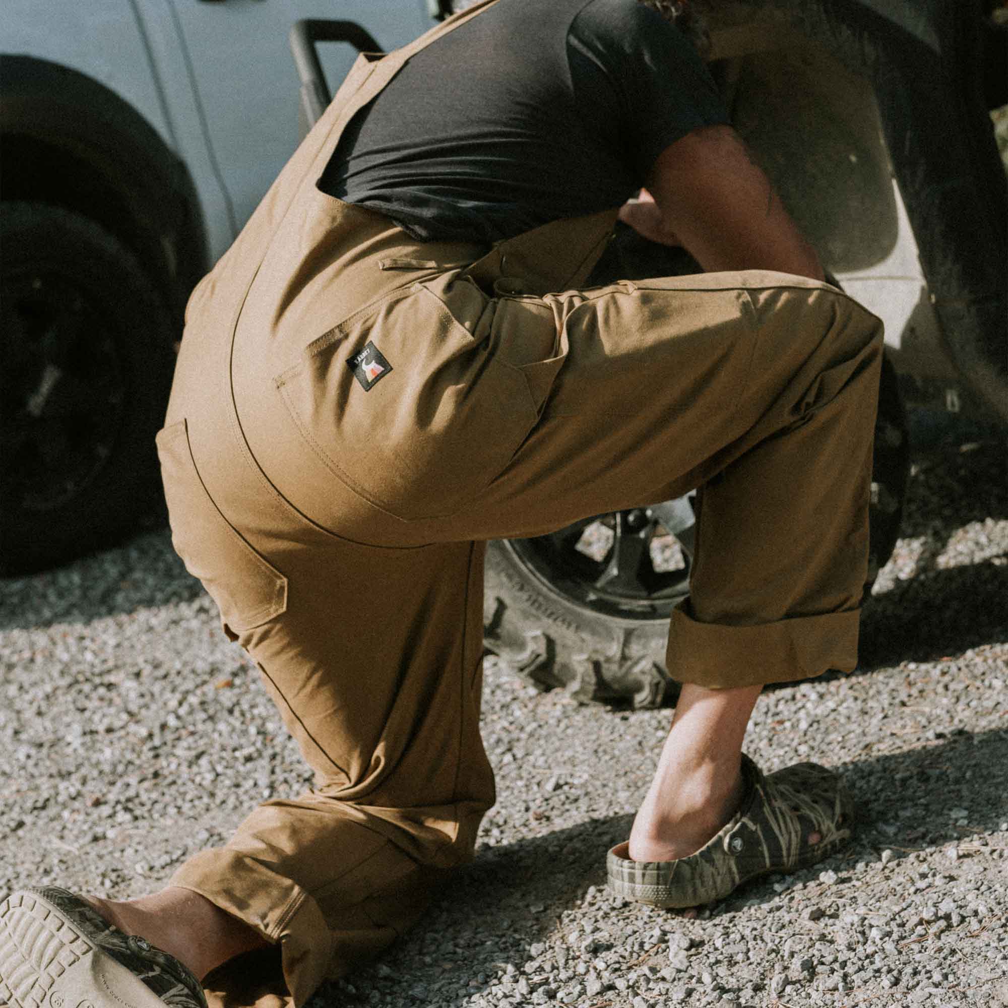 Overall Work Pants Waxed